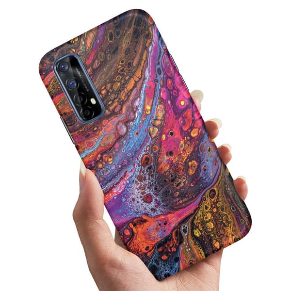 Deksel / Mobildeksel til Realme 7 - Psykedelisk
