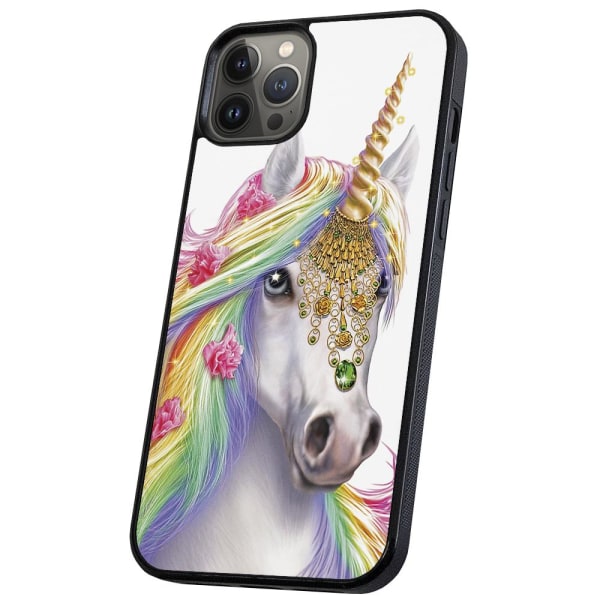 iPhone 11 Pro - Cover/Mobilcover Unicorn/Enhjørning Multicolor