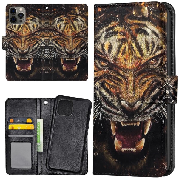 iPhone 13 Pro - Roaring Tiger Wallet-deksel Multicolor