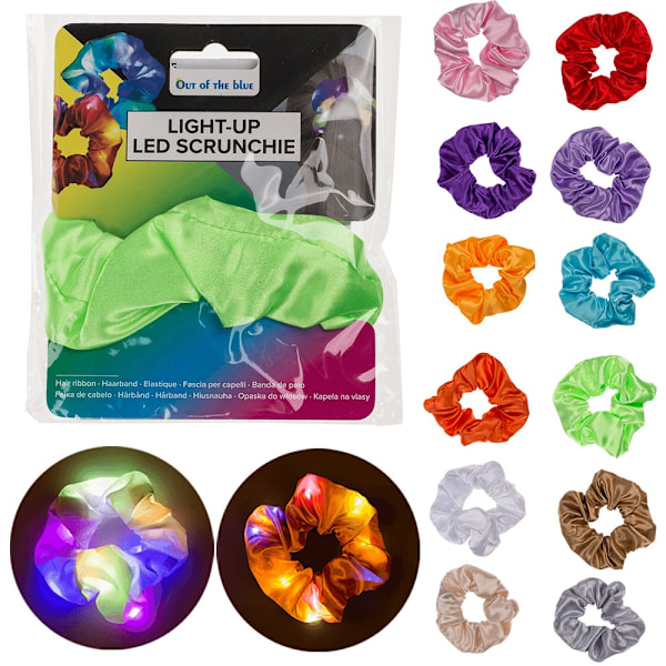 Scrunchie LED-valoilla - Hiuspanta Multicolor