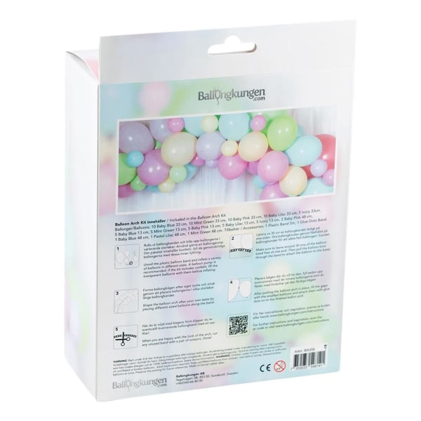 Ballonsløjfe / Ballondekoration - Pastel