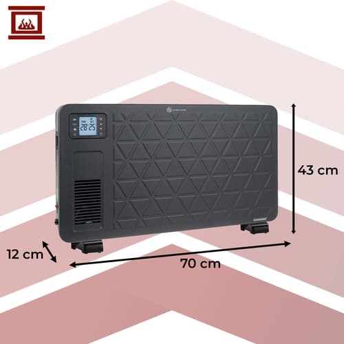 Konvektorelement / Portabelt Element - 2300W Black