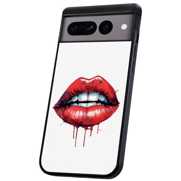 Google Pixel 7A - Cover/Mobilcover Lips