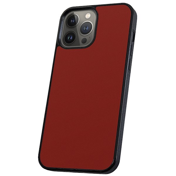 iPhone 16 Pro Max - Kuoret/Suojakuori Tummanpunainen