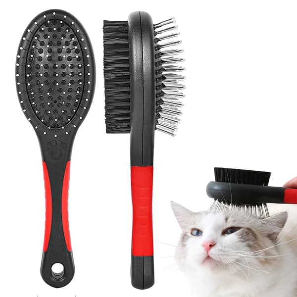 Dubbelsidig Pälsborste - Katt & hundborste