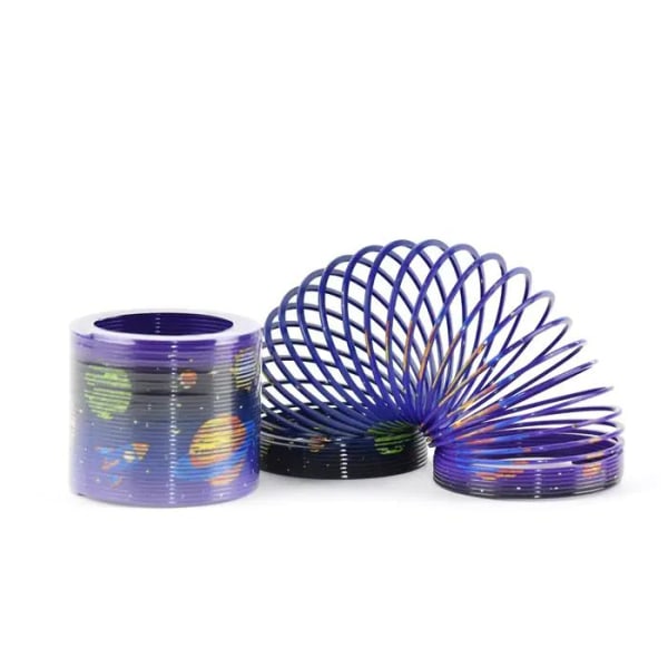 Slinky Rymden - Joustava - 7 cm Blue
