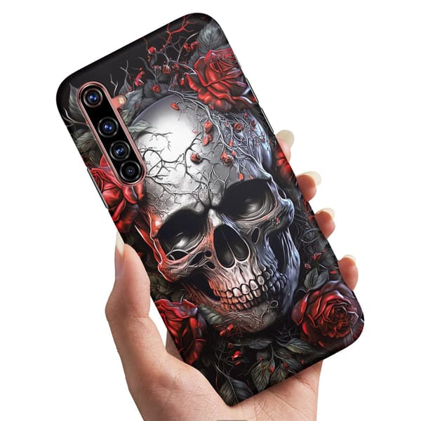 Deksel / Mobildeksel til Realme X50 Pro - Skull Roses