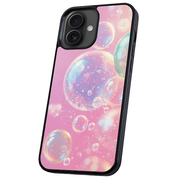 iPhone 16 Plus - Deksel/Mobildeksel Bubbles