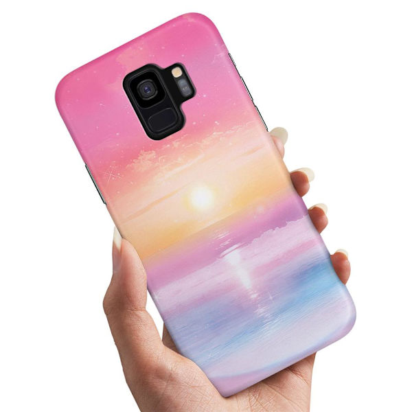 Deksel / Mobildeksel til Samsung Galaxy S9 Plus - Sunset