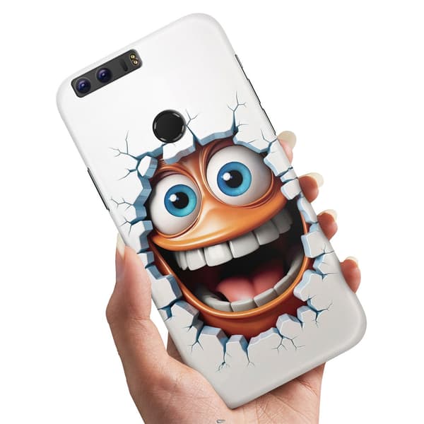 Deksel / Mobildeksel til Huawei Honor 8 - Emoji