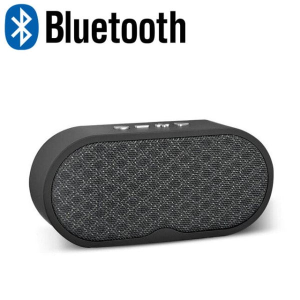 Bluetooth 5.0-høyttaler - Mini trådløs Black 0d4f | Black | 245 | Fyndiq