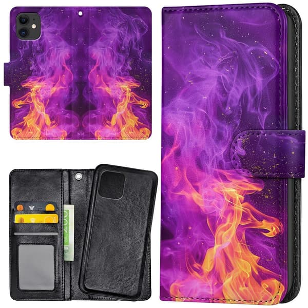 iPhone 12/12 Pro - Plånboksfodral/Skal Fire