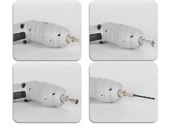 Skruvdragare mini - 45 delar med bits och USB-laddning