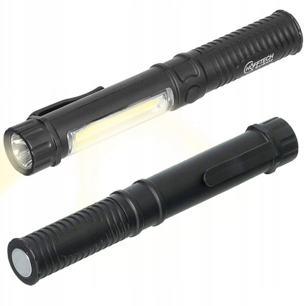 LED-lommelykt - 6500K / 300 lm - Kompakt Lampe Black