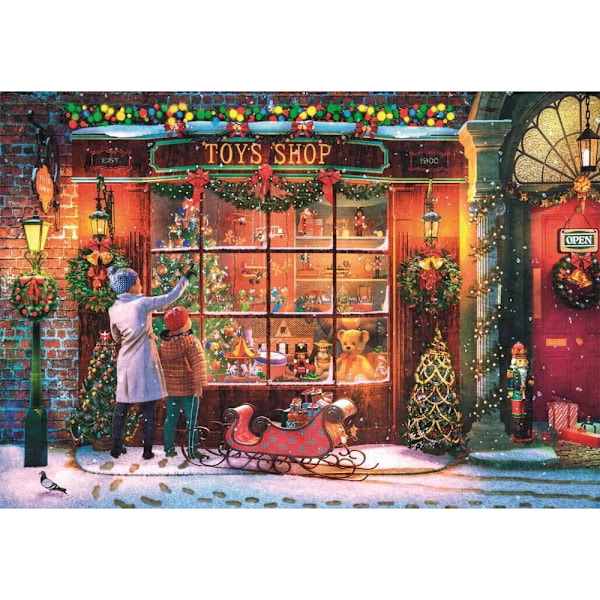 Julens Gamla Leksaksaffär - 500-bitars Puzzle