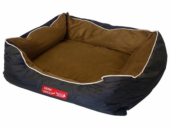 Hundbädd soffa velour medium Brown