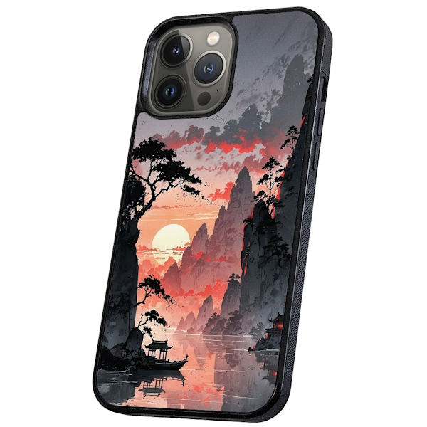 iPhone 14 Pro - Deksel/Mobildeksel Sunset