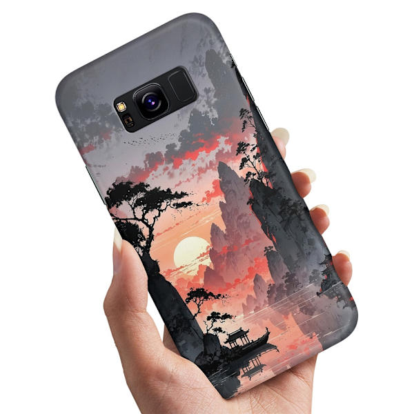Deksel / Mobildeksel til Samsung Galaxy S8 Plus - Sunset