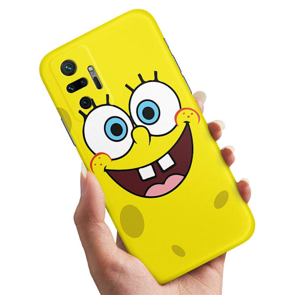 Deksel / Mobildeksel til Xiaomi Redmi Note 10 Pro - Svampebob