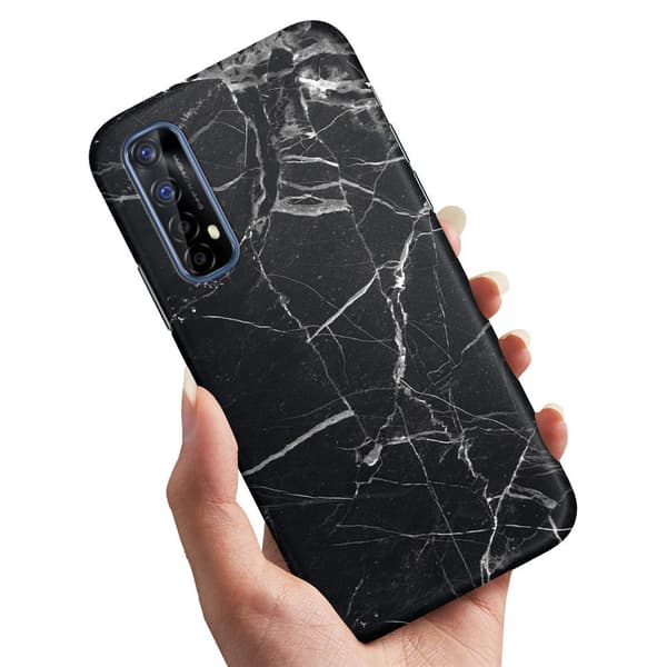 Skal / Mobilskal till Realme 7 - Marmor multifärg