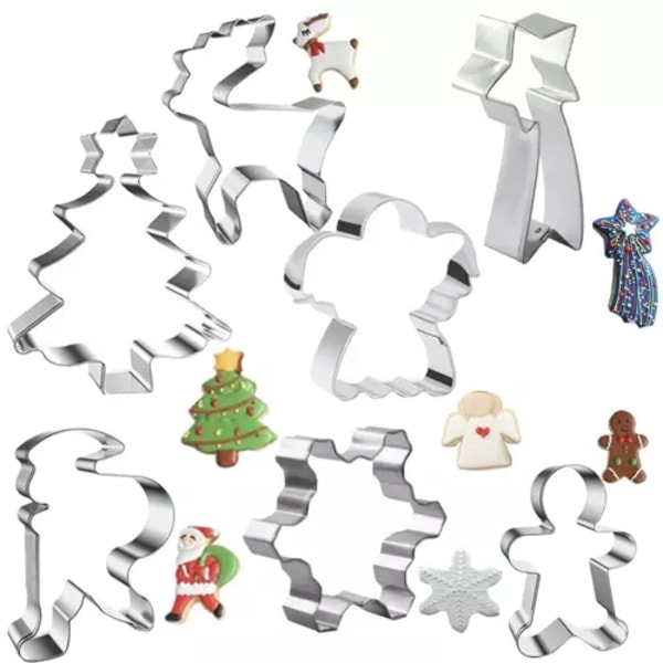 Pepparkaksform / Kakform - 7-delar