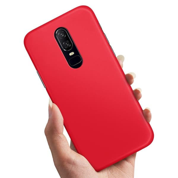 Skal / Mobilskal till OnePlus 7 - Röd Röd