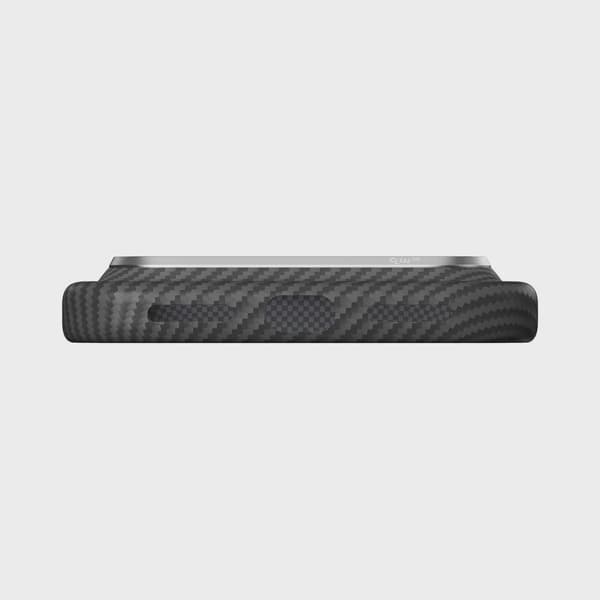 Pitaka Edge MagSafe Fodral iPhone 18 Pro Max/17 Pro Max Black/Grey