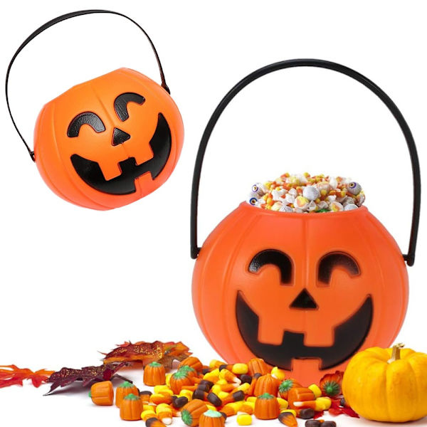 Pumpa Hink - Bus eller Godis - Halloweenpumpa