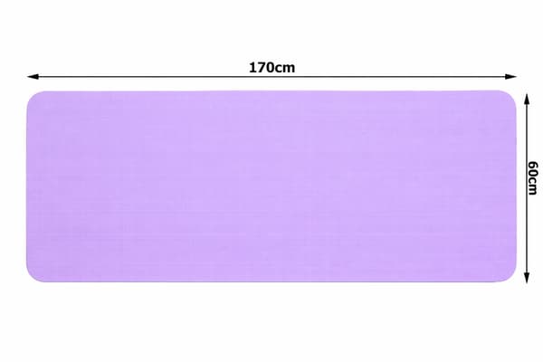 Yogamatta 170 cm tjock Lila