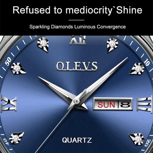 Quartz Kello / Rannekello - Vesitiivis – Musta Black