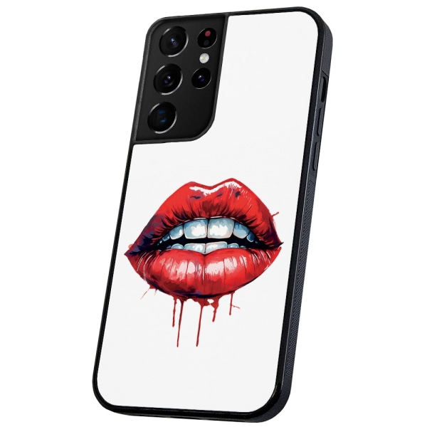 Samsung Galaxy S21 Ultra - Cover/Mobilcover Lips