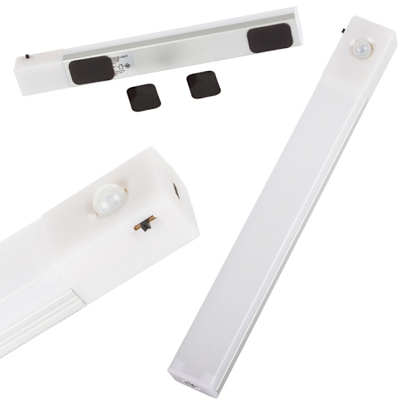 LED-lamppu Liiketunnistin / Itseliimautuva - 20 cm White