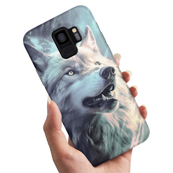 Deksel / Mobildeksel til Samsung Galaxy S9 Plus - Wolf