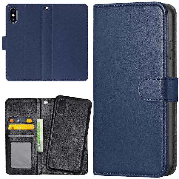 iPhone XR - Lompakkokotelo/Kuoret Tummansininen Dark blue