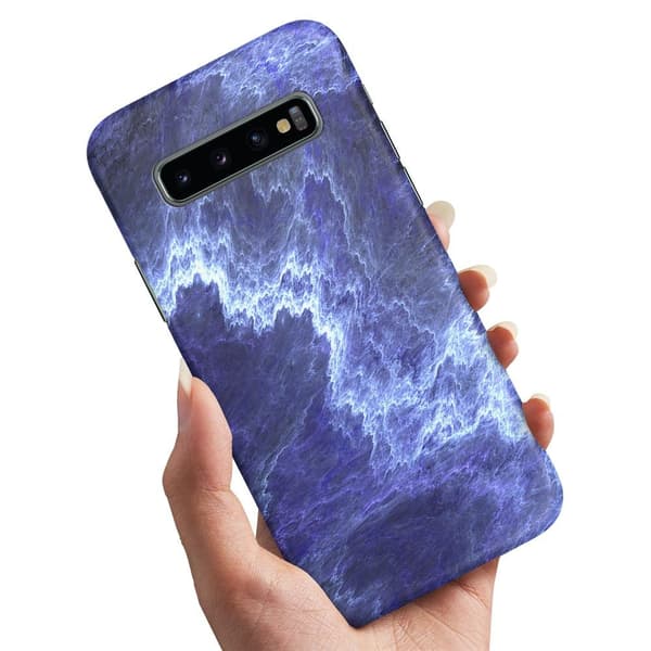 Skal / Mobilskal till Samsung Galaxy S10 - Marmor multifärg