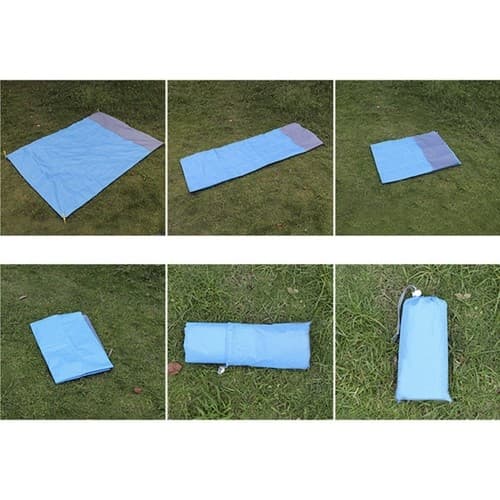 Strandmatta / Strandfilt - 2 meter Light blue