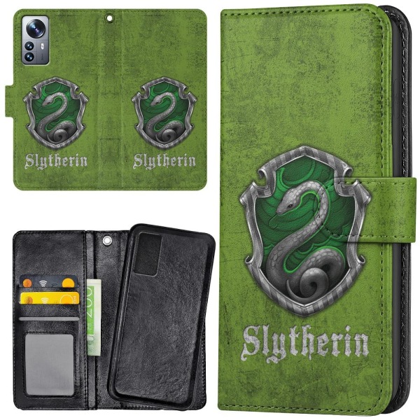 Xiaomi 12 Pro - Lompakkokotelo/Kuoret Harry Potter Slytherin