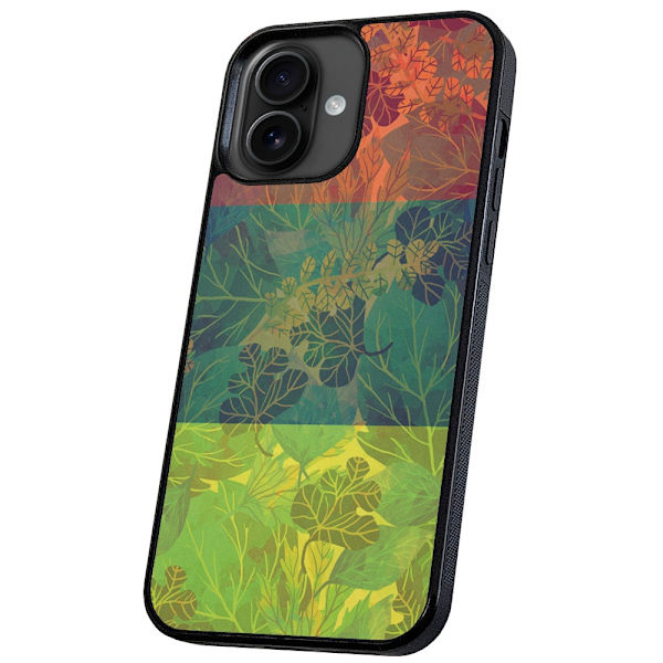 iPhone 16 Plus - Deksel/Mobildeksel Løvmønster