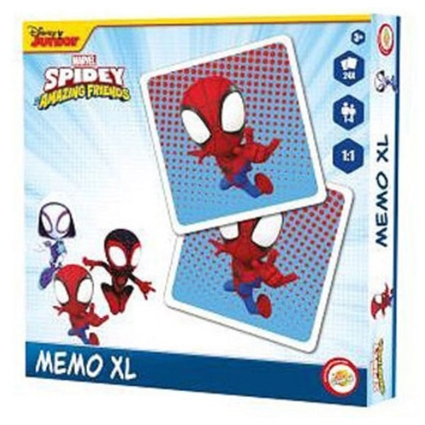 Spider-Man Spidey minnesspel XL - 24 bitar