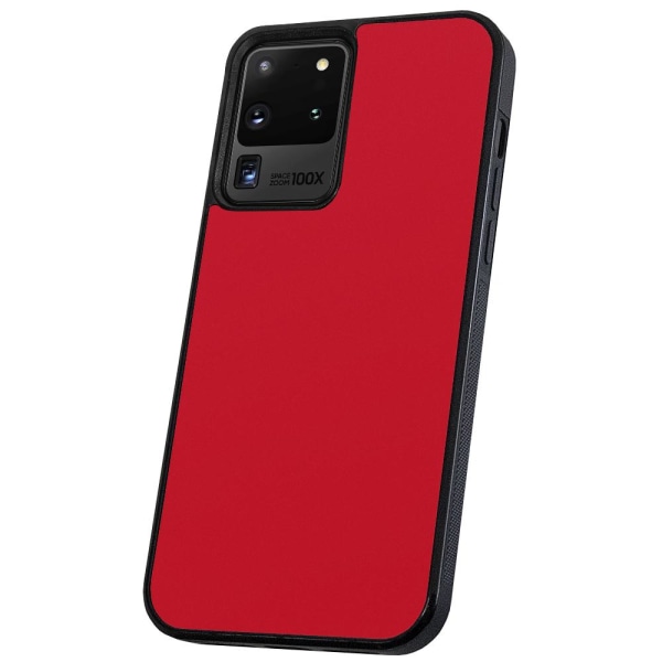 Samsung Galaxy S20 Ultra - Deksel/Mobildeksel Rød