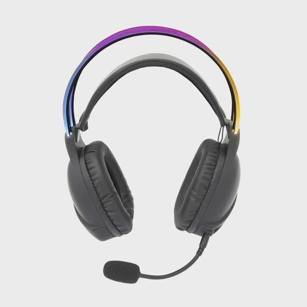 White Shark OX Over-Ear Gaming Headset Svart