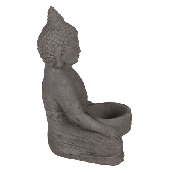 Ljushållare Buddha - Hållare för Ljus - Värmeljus grå
