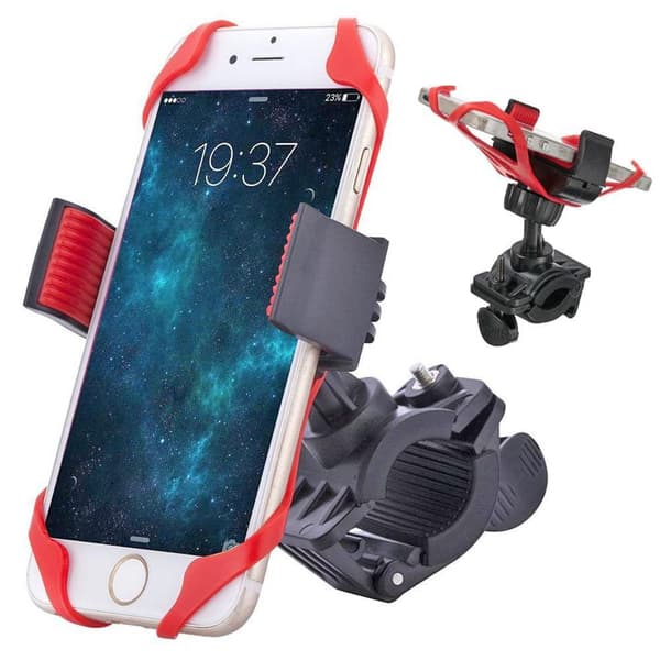 Mobilholder til Cykel - Universal – Justerbar Black
