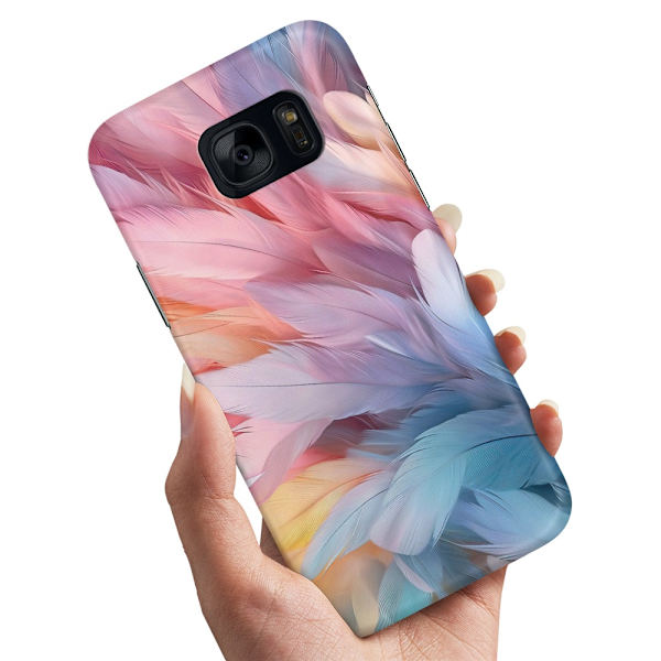 Samsung Galaxy S7 Edge - Skal/Mobilskal Feathers