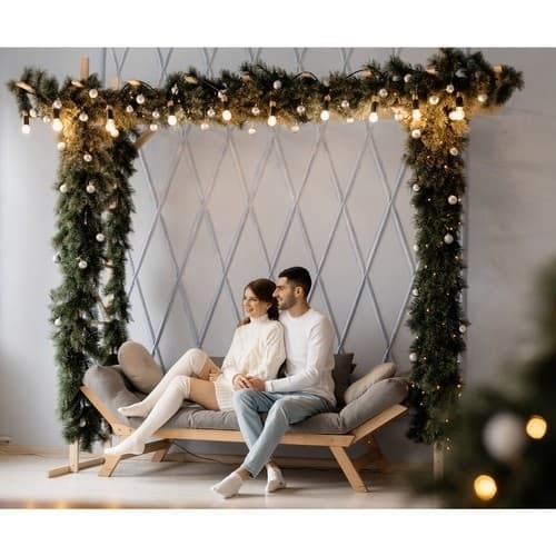 Julegirlander / Grangirlander Jul - Juletre Girlander - 2,7m 2-Pack