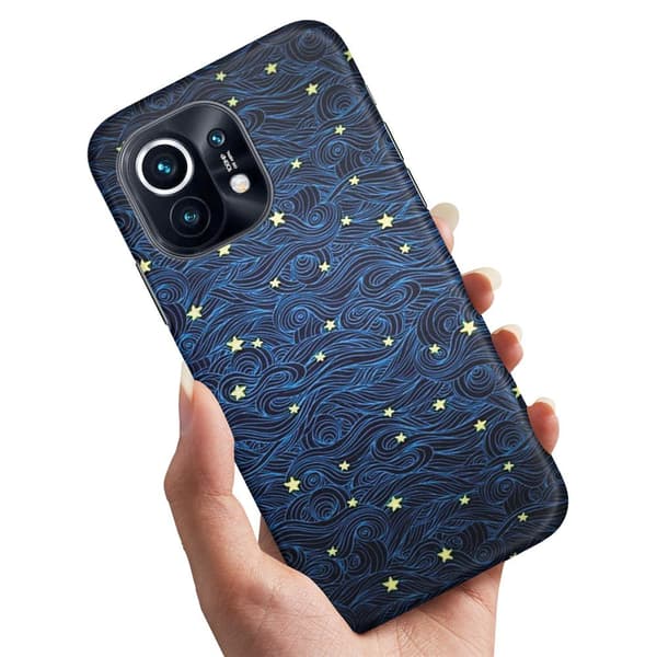 Deksel / Mobildeksel til Xiaomi Mi 11 - Stjernemønster