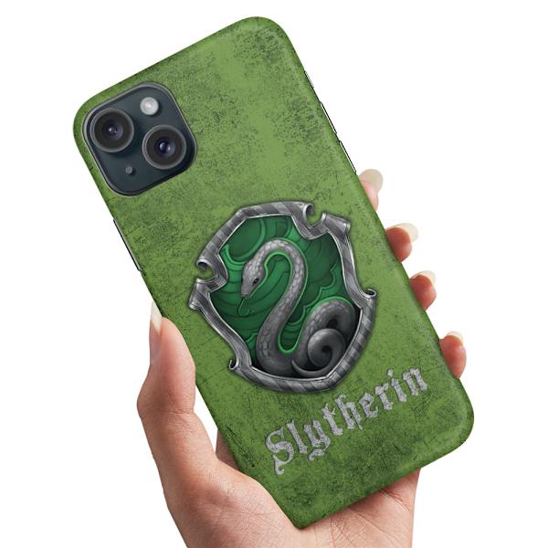 Deksel / Mobildeksel til iPhone 15 - Harry Potter Slytherin