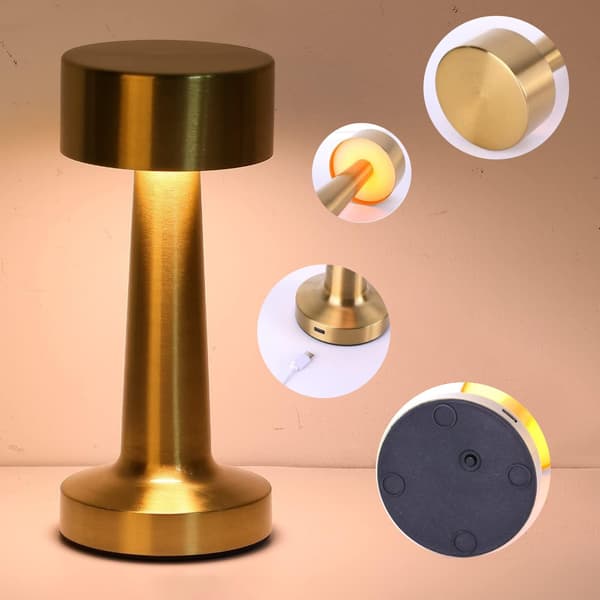 Trådløs LED Lampe med Dimmer & Touch - 1200mAh