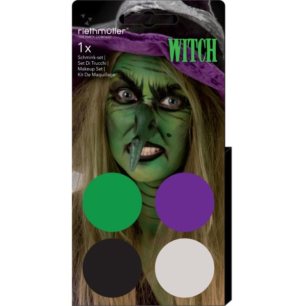 Witch Make-up Set för Fest makeup