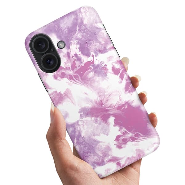 Cover / Mobilcover til iPhone 16 - Marmor